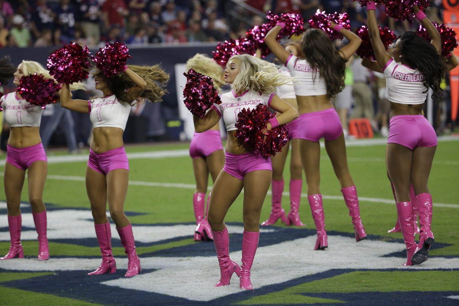 Houston Texans Cheerleaders Breast Cancer Awareness